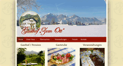 Desktop Screenshot of gasthof-ott.de